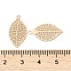 Acumular colgantes de filigrana de bronce chapado KK-Q792-02LG-3