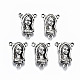 Tibetan Style Alloy Chandelier Component Links TIBEP-S319-123AS-RS-1