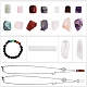 Kit per la creazione di collana con braccialetti di pietre preziose chakra fai da te DIY-SZ0008-04-2