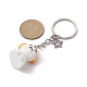 Porte-clés pendentif chien en résine KEYC-JKC00564-02-2