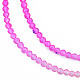 Transparent Glass Beads Strands GLAA-N041-009-11-3