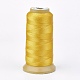 ポリエステル糸  カスタム織りジュエリー作りのために  ゴールド  0.25mm  約700m /ロール NWIR-K023-0.25mm-07-1