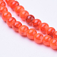 Spray Painted Glass Bead Strands X-GLAD-S075-4mm-39-1