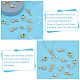 SUPERFINDINGS 12Pcs 6 Style Brass Micro Pave Cubic Zirconia Ice Pick Pinch Bails KK-FH0003-66-4