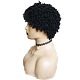 Parrucche afro ricci corti per le donne OHAR-E017-02-2