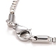 Men's Box Chain Necklaces 304 Stainless Steel Necklaces NJEW-507L-4-3