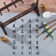 PandaHall 8pcs Chinese Calligraphy Water Writing Magic Paper Set AJEW-PH0002-09-7
