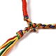 Bracelet cordon tressé en polyester BJEW-I306-01C-3