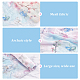Flower Pattern Polyester Fabric DIY-WH0453-36A-4