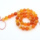 Natural Agate Round Beads Strands G-L108-10mm-09-2