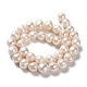 Fili di perle di perle d'acqua dolce coltivate naturali PEAR-L033-91-3