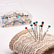 Multicolor 1 Box Length 37mm Round Ball Map Tacks Push Pins with Needle Points FIND-N0002-001-B-6