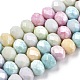 Hebras de perlas de vidrio electrochapadas facetadas GLAA-C023-02-B01-1