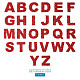 Patch di strass alfabeto FW-TAC0001-01A-10