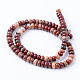Chapelets de perles en jaspe rouge naturel G-R403-4x6-06-2