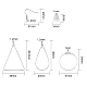 Kits de boucles d'oreilles bricolage DIY-CJ0001-73-4
