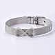 Unisex 304 Stainless Steel Watch Band Wristband Bracelets BJEW-L655-029-2