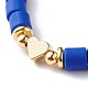 Bracelets en perles de pâte polymère faites main BJEW-JB06423-02-4