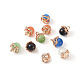 Fashewelry 10 pz 5 colori ciondoli in vetro occhio di gatto CE-FW0001-01-2