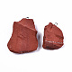 Natürliche rote Jaspis Anhänger G-N332-022-07-2