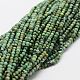 Natural Turquoise Bead Strands G-P270-2mm-18-2
