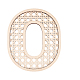 Hohle 3D-Buchstaben-Wandaufkleber aus Holz HJEW-WH0043-57O-1