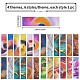 GORGECRAFT 4 Styles 24PCS Calm Strips Anxiety Sensory Stickers Kit Bump Texture Stress Relief Stickers Adhesives Stickers Textured Tactile Rough Calming Strips for Desk DIY-GF0006-83-2