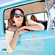 CRASPIRE 16Pcs 2 Style Butterfly Car Stickers Rhinestone Crystal Star Car Decal Bling Self Adhesive Car Decorations Accessories Glitter Decals Appliques for Cars Bumper Window Laptops Windshield DIY-CP0008-77-5