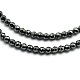 Non-magnetic Synthetic Hematite Round Beads Strands G-F161-49B-1