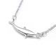 925 подвесные стерлингового серебра ожерелья NJEW-F246-03P-3