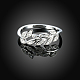 Moda 925 esterlina anillos de plata RJEW-BB18889-8-4