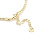 Ожерелья с подвеской в форме стойки из латуни для женщин NJEW-D057-01G-3