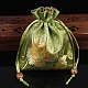 Schmuckverpackungsbeutel aus Satin mit Blumenmuster im chinesischen Stil PW-WG37271-35-1