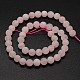Chapelets de perles en quartz rose naturel X-G-D670-6mm-2
