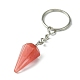 Gemstone Cone Pendant Keychain G-Z033-01-3
