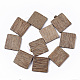 Fili di perline di legno di cocco non tinti e naturali WOOD-T024-032-2