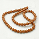 Chapelets de perles rondes en jade de Mashan naturelle G-D263-4mm-XS27-4