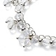 Boucles d'oreilles pendantes en perles de verre mariées et bracelet multi-rangs SJEW-JS01257-4