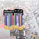 Support de mur d'affichage de support de cintre de médaille de fer de mode ODIS-WH0021-395-7