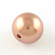 Cuentas redondas de plástico perlas de imitación de abs OACR-R053-07-2