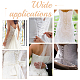 AHANDMAKER Wedding Gown Corset Kit Zipper Replacement Adjustable Fit Satin Corset Back Kit Lace up DIY-WH0304-364B-7
