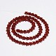 Red Agate Star Bead Strands G-M201-31-6mm-2