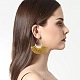 Thread Tassel Earrings X-EJEW-K046-11G-2
