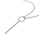 Tinysand key 925 collares con colgante de cz de plata esterlina TS-N342-S-3