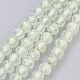 Chapelets de perles en préhnite naturelle G-F568-121-3mm-1
