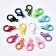 40Pcs Spray Painted Eco-Friendly Alloy Lobster Claw Clasps PALLOY-YW0001-24-NR-2