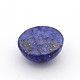Tinti dome naturale / lapis a mezzo giro cabochon lazuli G-A136-C03-12mm-2