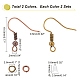 PH Pandahall 2 Farben Set zur Herstellung von Ohrringen DIY-PH0009-58-2
