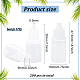 BENECREAT 200 Pcs Plastic Liquid Dropper Bottle AJEW-WH0314-277A-2