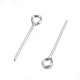 304 Stainless Steel Eye Pins STAS-O105-01P-0.6x16mm-2